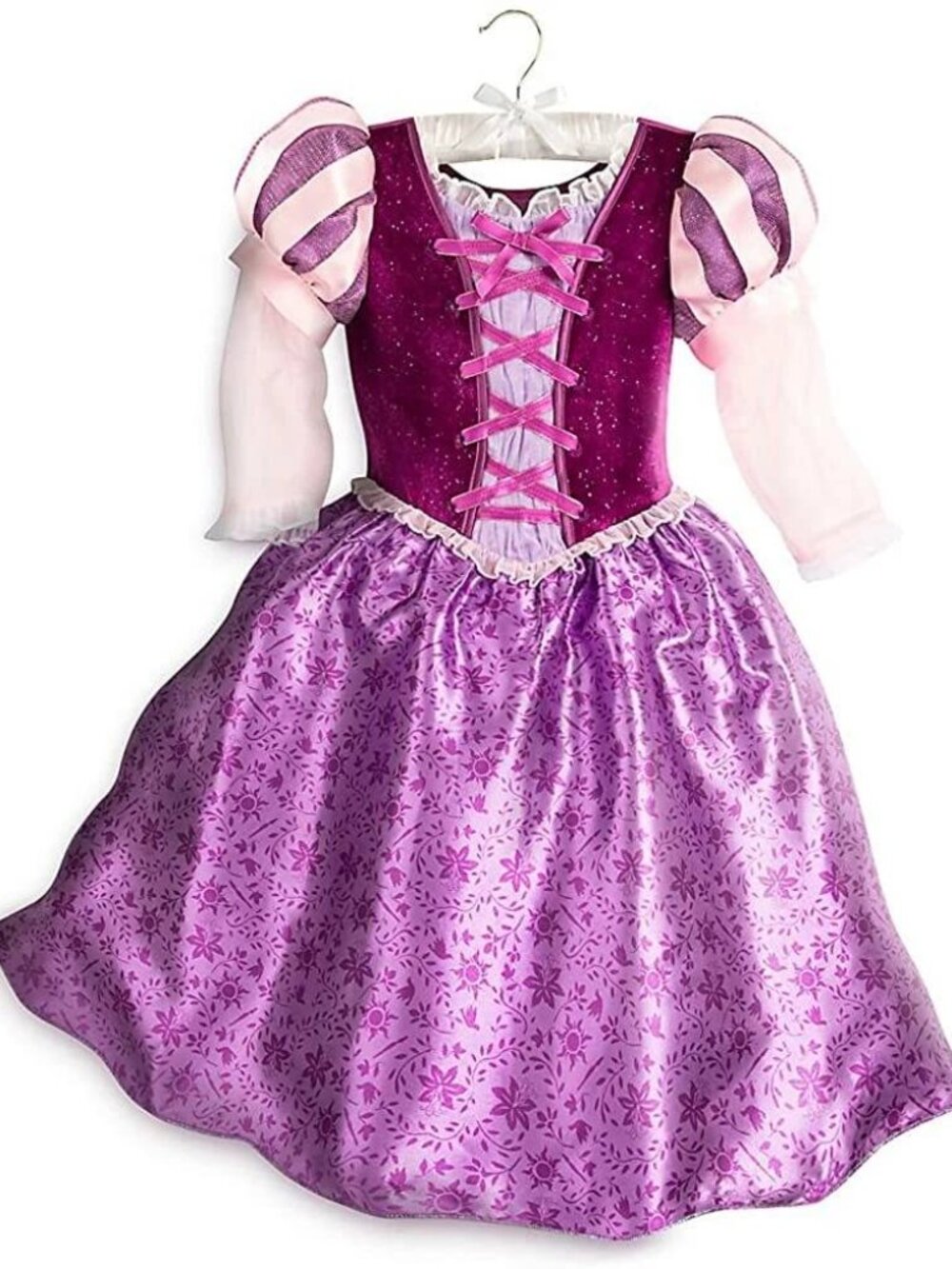 Licensed Disney's DELUXE Rapunzel Tangled Princess Costume Dress Size XS 4T